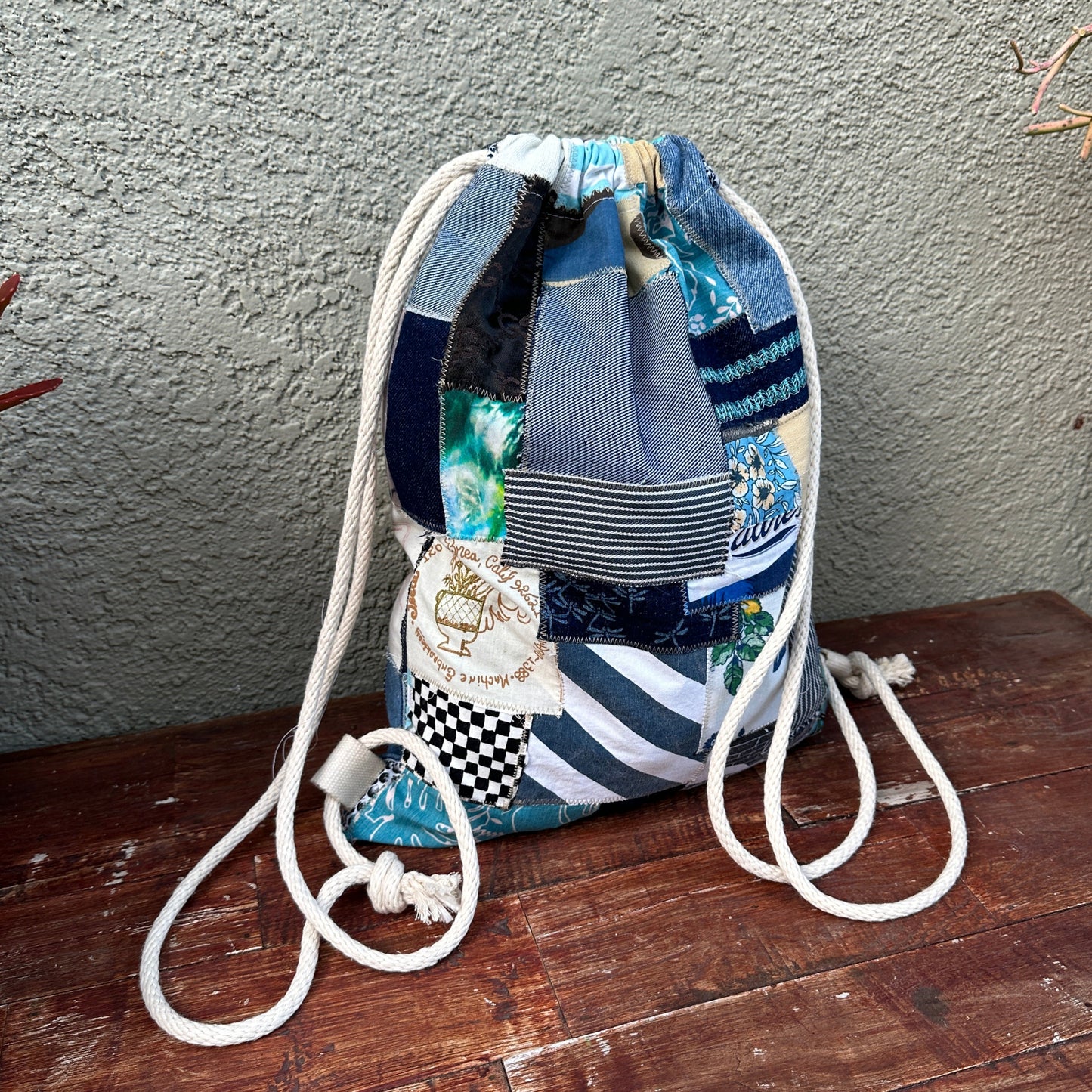 MUNGA Drawstring Bag - Blue One