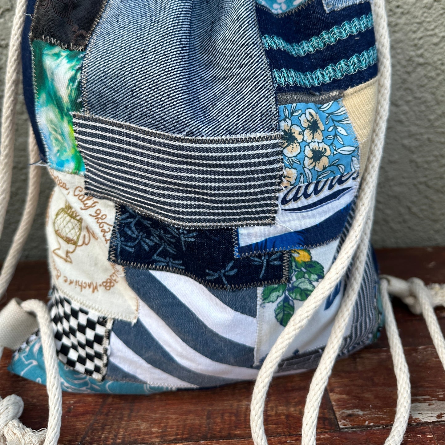 MUNGA Drawstring Bag - Blue One