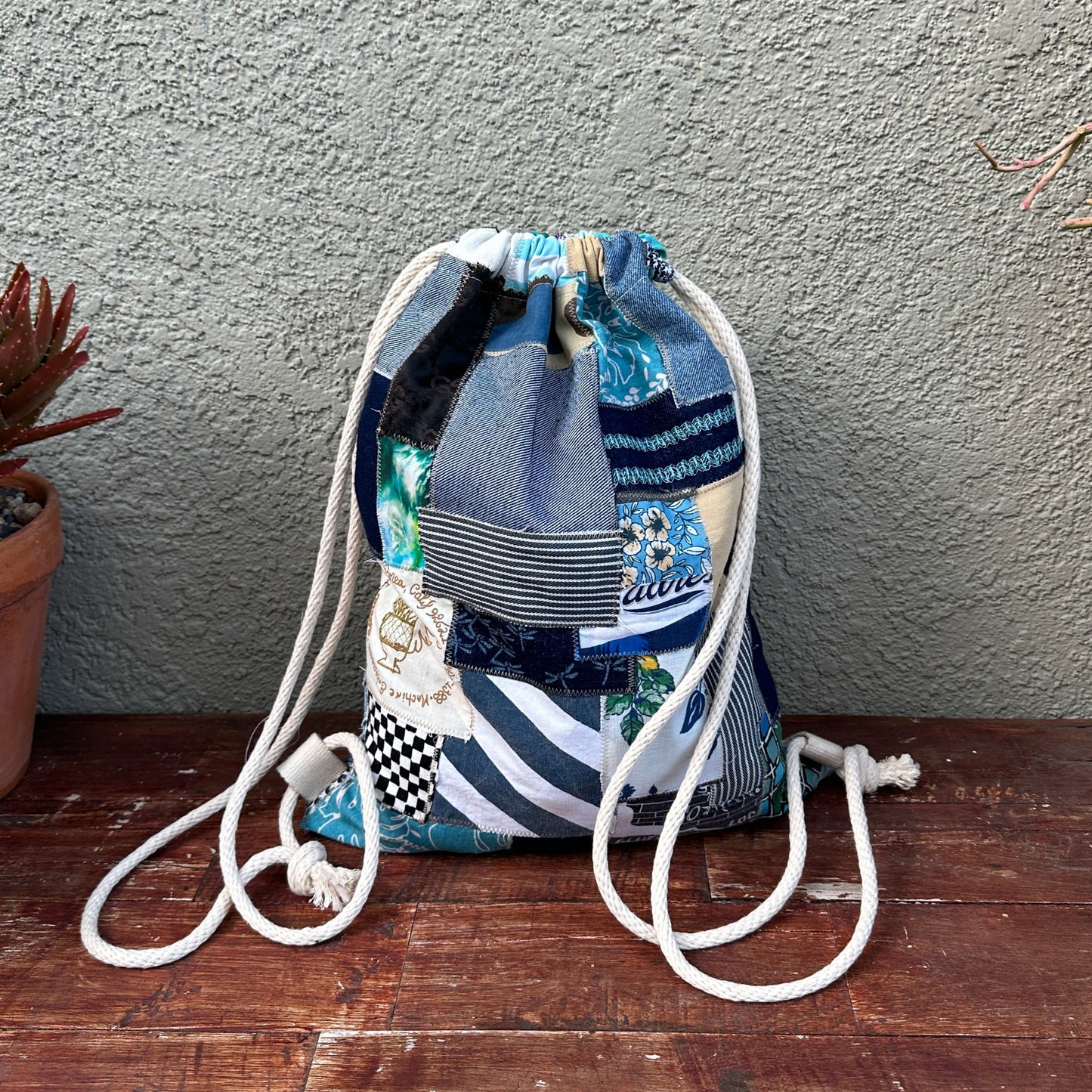 MUNGA Drawstring Bag - Blue One