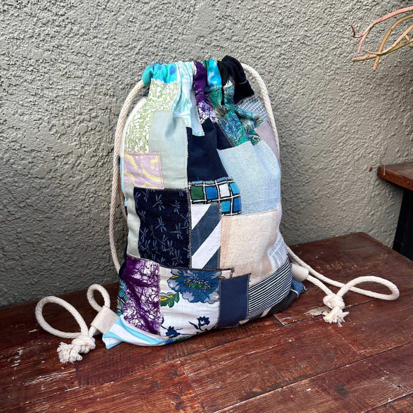 MUNGA Drawstring Bag - Blue One
