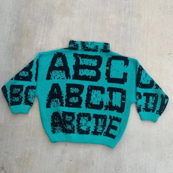 Vintage Kids ABC Sweater