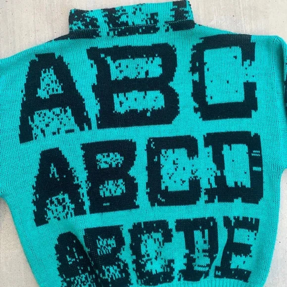 Vintage Kids ABC Sweater