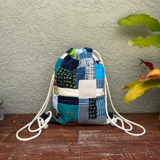MUNGA Drawstring Bag - Blue Stars & Stripes