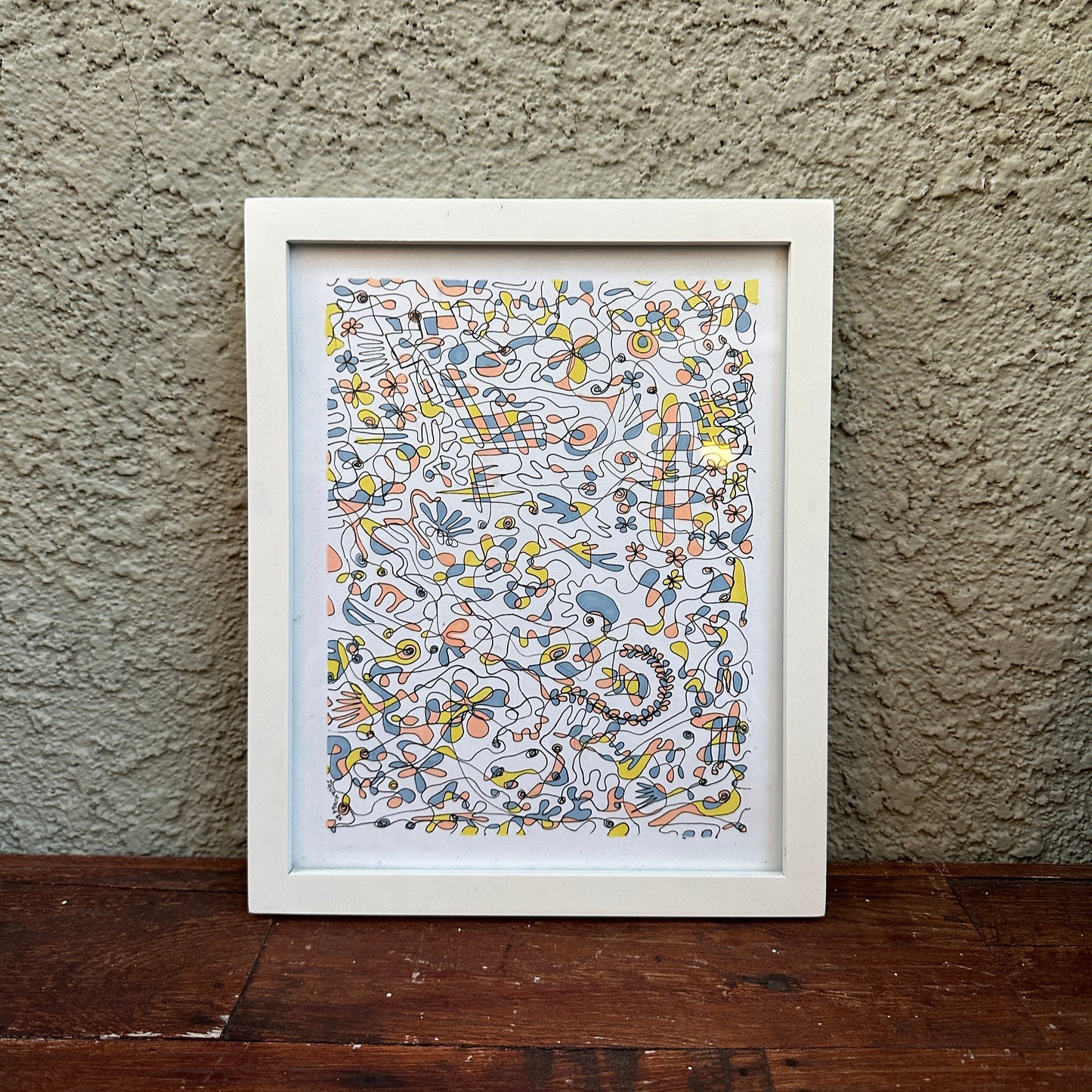 Stained, House Plants - 003, 8"x10"