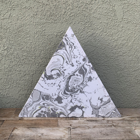 Marbled Denim Wall Triangle 2020